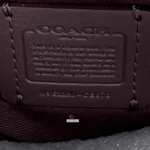 Coach Lacey Crossbody In Gold Wine Multi - Picture 11 of 12